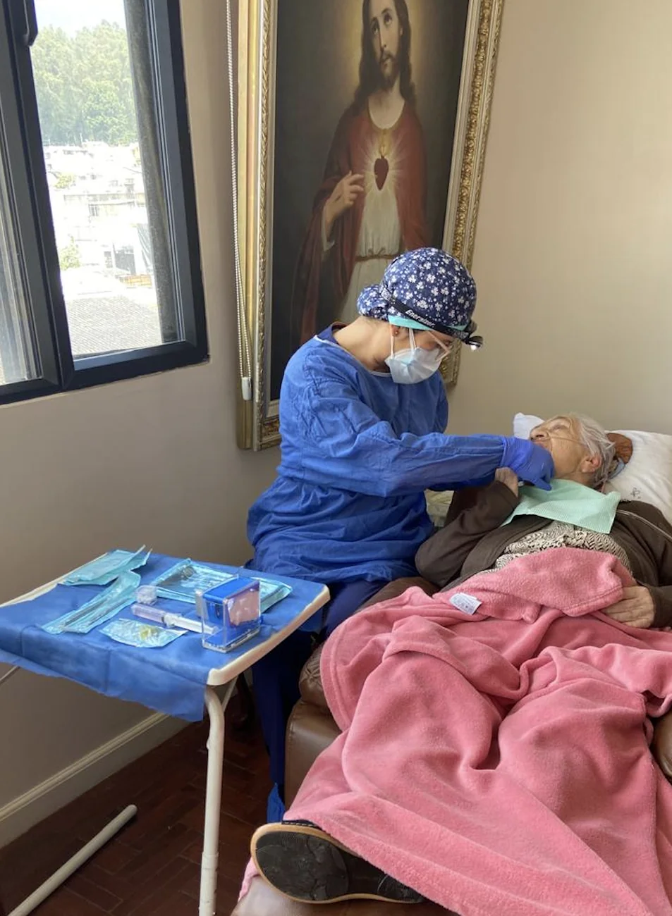 Pacientes en la clínica Anverso